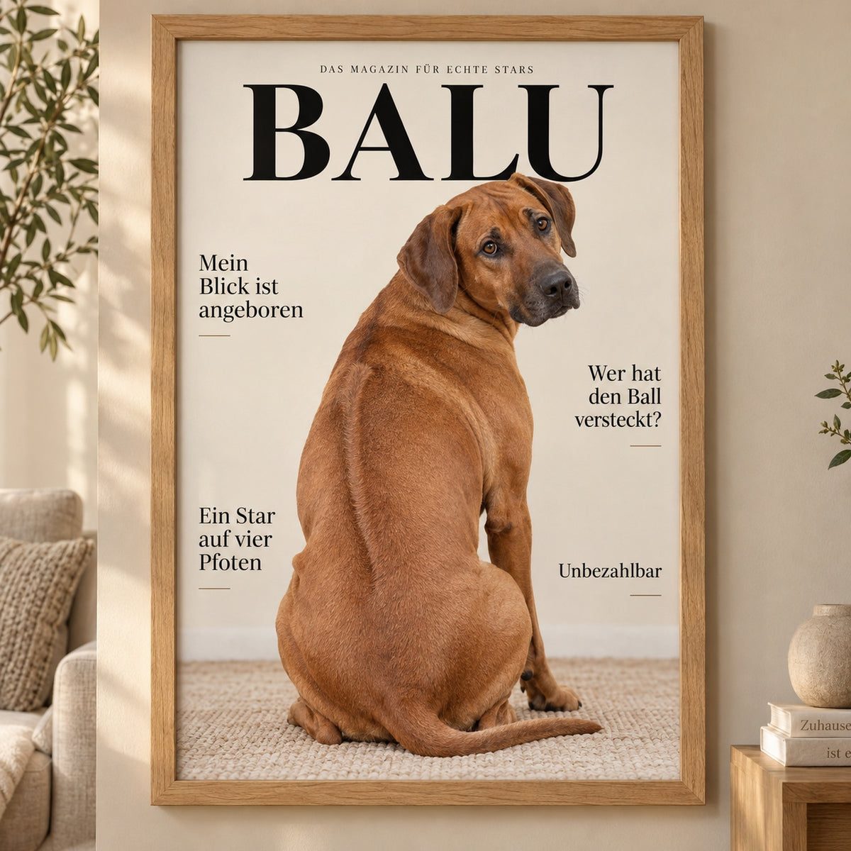 Rhodesian Ridgeback Portrait und Geschenke