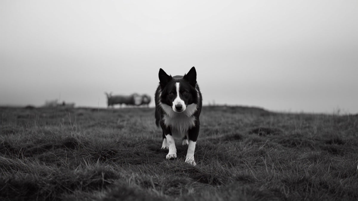 Border Collie auf der Wiese