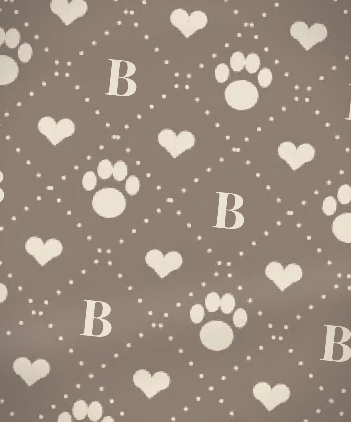 Vorschau: Monogramm-Muster mit der Initiale deines Hundes