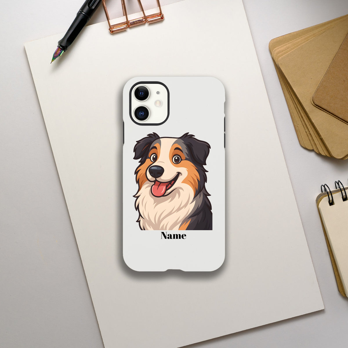 Personalisiertes Hundeportrait Cartoon
